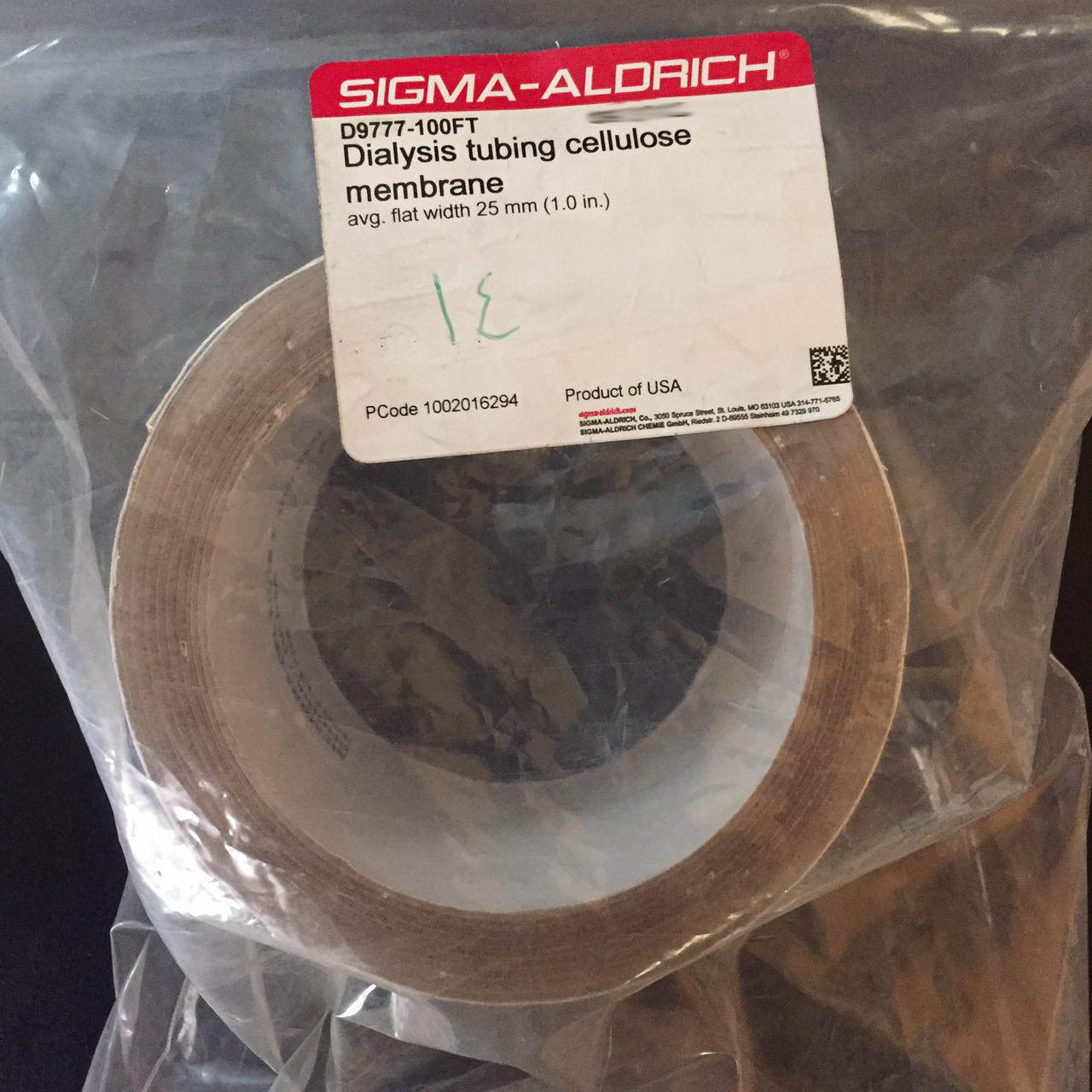 Dialysis tubing cellulose membrane