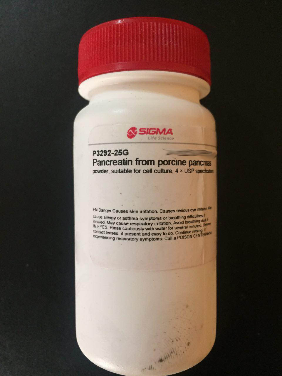 Pancreatin from porcine pancreas