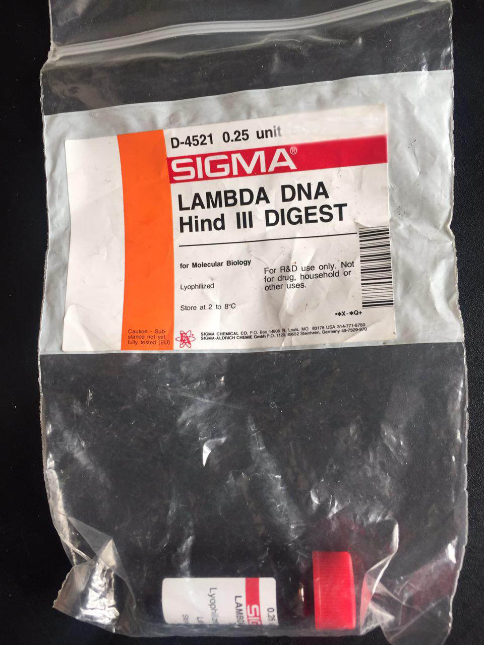 Lambda DNA Hind III Digest